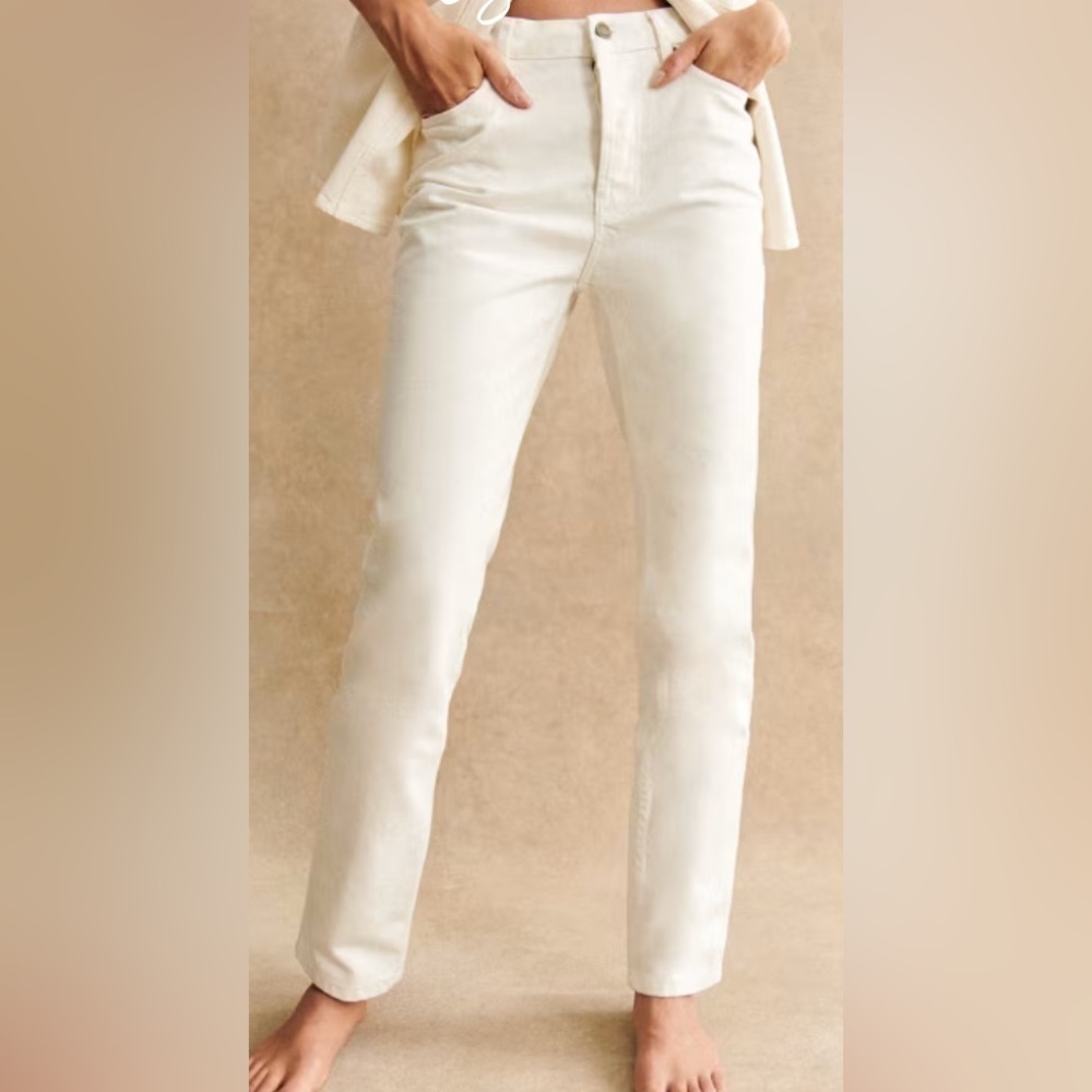 NWT Sezane Le New Brut Sexy Ecru Size 2